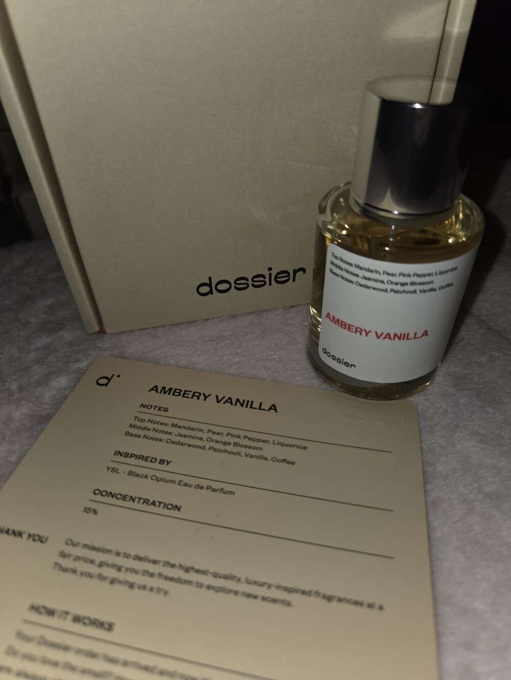 Dossier Ambery Vanilla